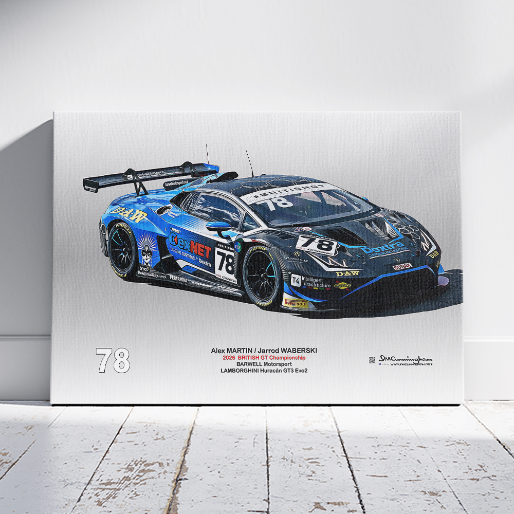 [C260407] C260407 LAMBORGHINI HURACAN GT3 EVO British GT 2026 Barwell Motorsport