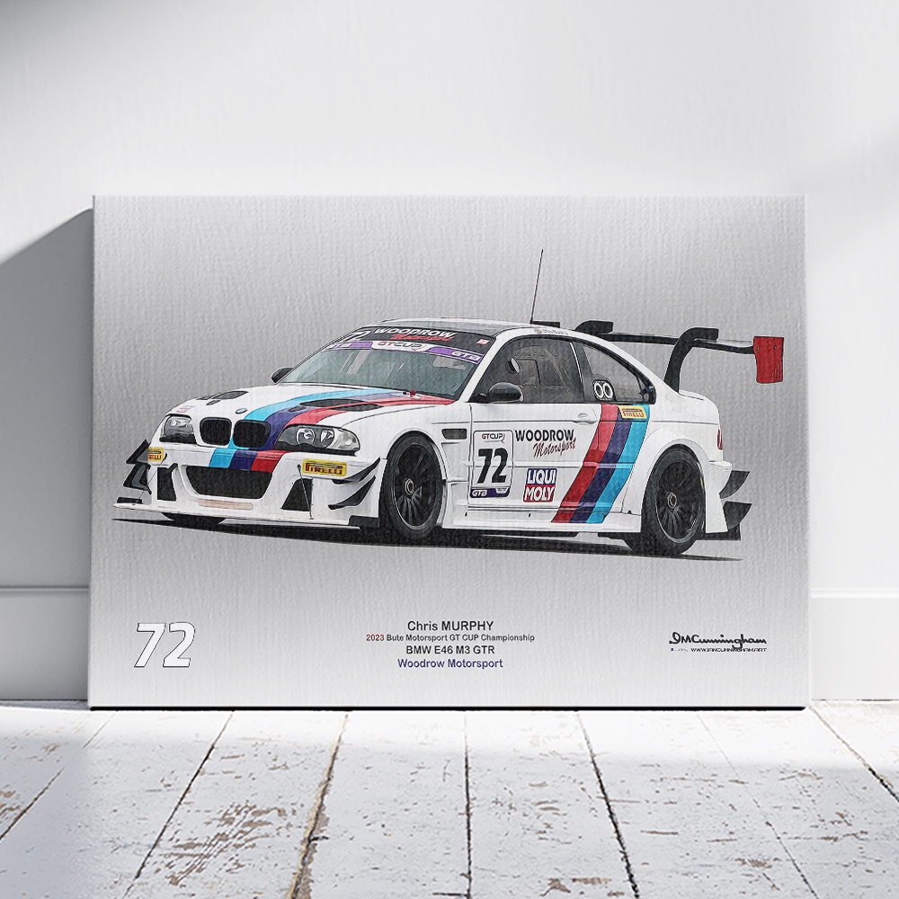 [C230407] C230407 BMW E46 M3 GTR GT Cup 2023 Woodrow Motorsport #72 Chris Murphy