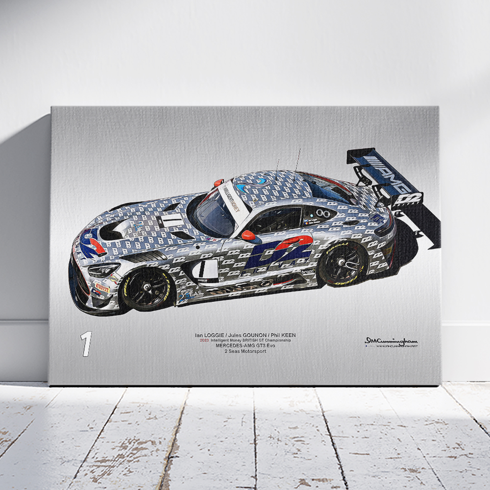 [C231108] C231108 MERCEDES AMG GT3 British GT 2023 2Seas Motorsport #1 Ian Loggie