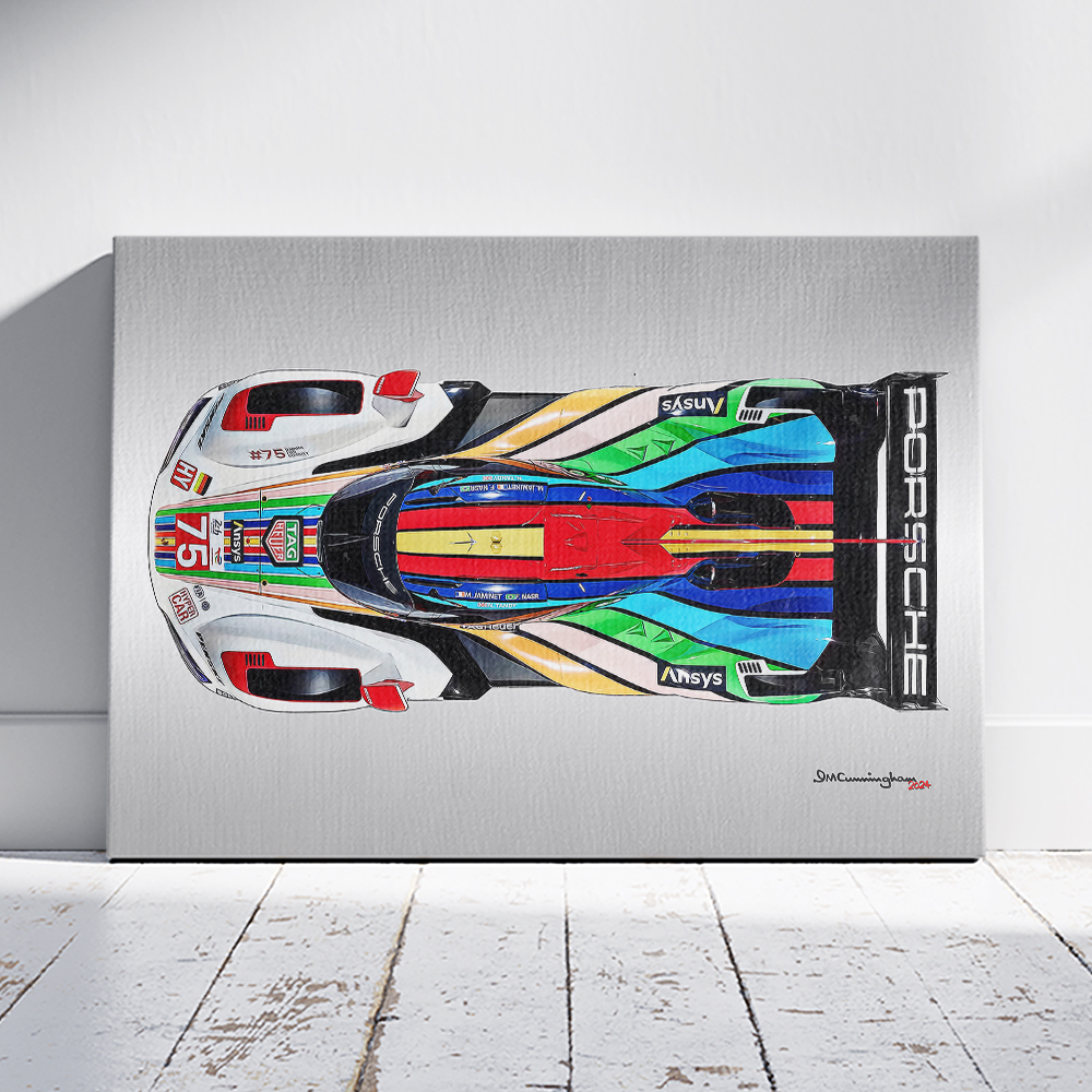 [C240706] C240706 PORSCHE 963 Le Mans WEC 2023 #75 PLAN