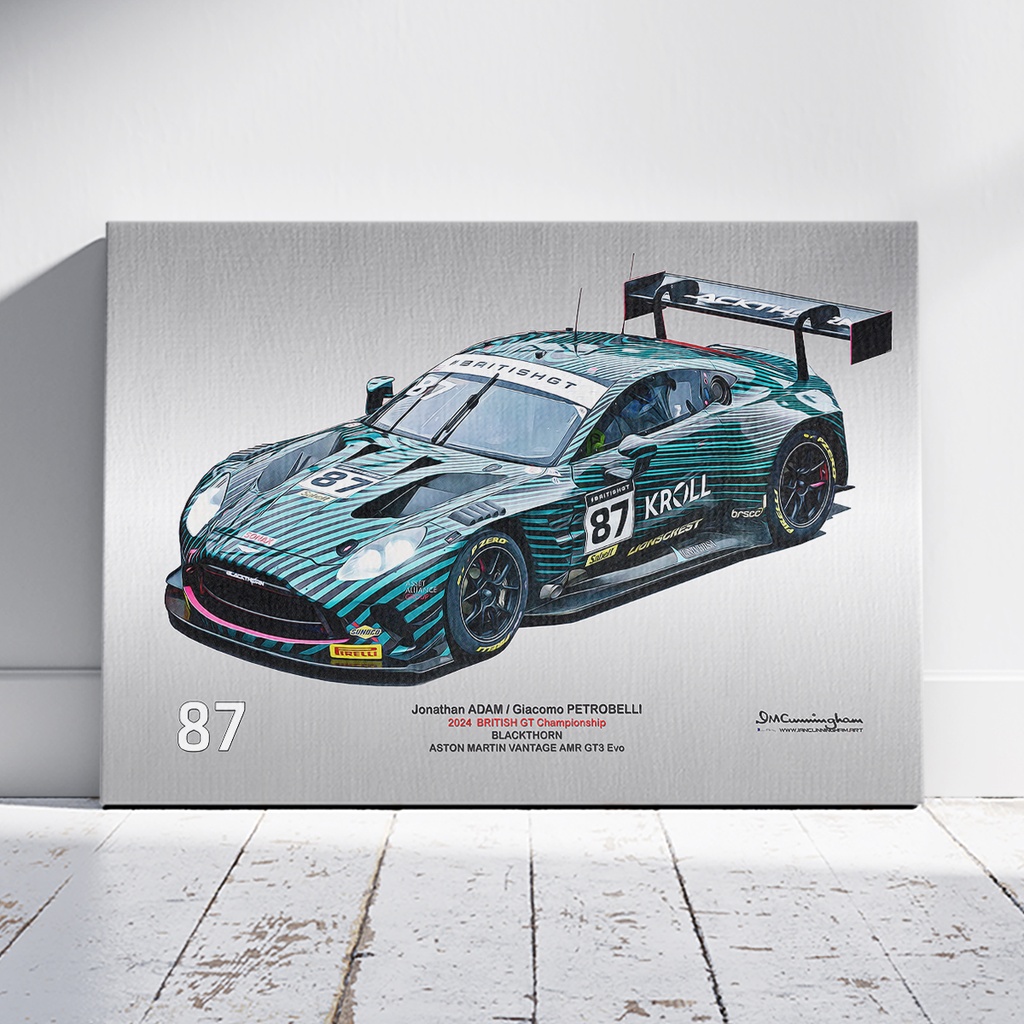 [C240903] C240903 Aston Martin Vantage AMR GT3 Evo British GT 24 Blackthorn #87