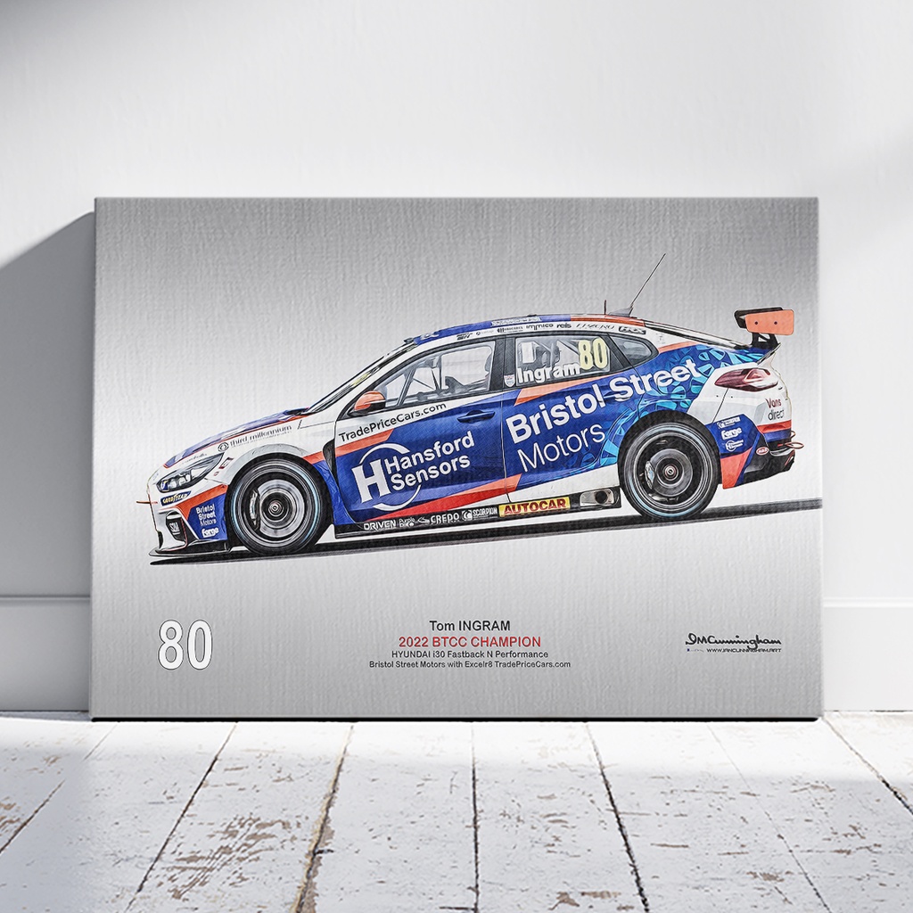 [C230101] C230101 Hyundai i30N BTCC22 Tom Ingram #80 Champion